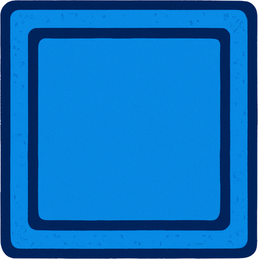 a simple square that looks nice blue block.
In-Game asset.  2d.  High contrast.  No shadows