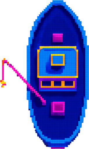 Top down view of this boat.