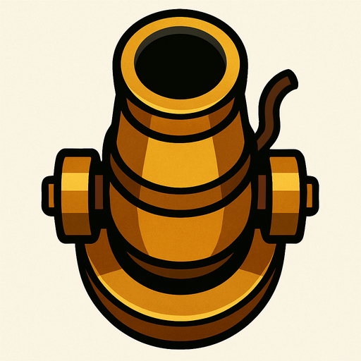 cañon desde arriba.
In-Game asset.  2d.  High contrast.  No shadows