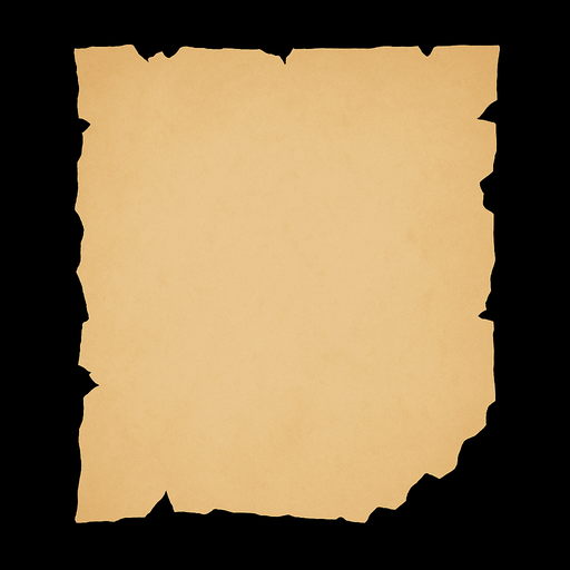 torn paper.
In-Game asset.  2d.  High contrast.  No shadows