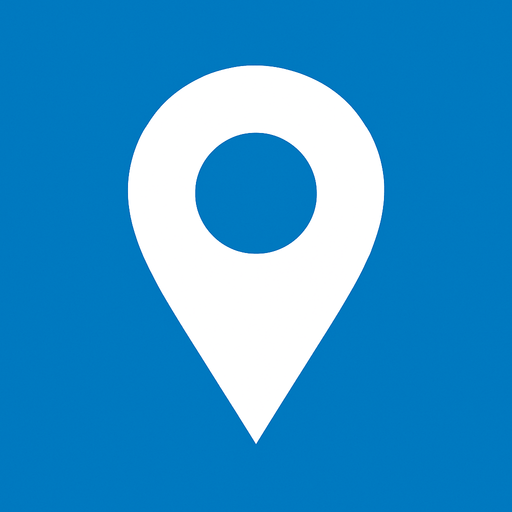 white location icon look on top.
In-Game asset.  2d.  High contrast.  No shadows