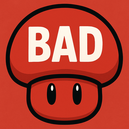 Red Color, delete "GOOD" Write "BAD"