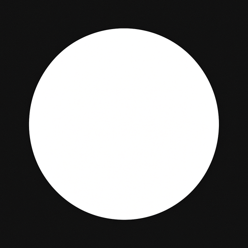 Beyaz 3d daire.
In-Game asset.  2d.  High contrast.  No shadows