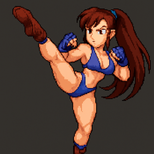 high kick attack