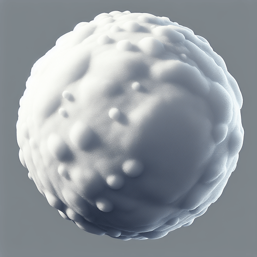 big snowball.
Single Game Texture. In-Game asset. 2d. Blank background. High contrast. No shadows.
