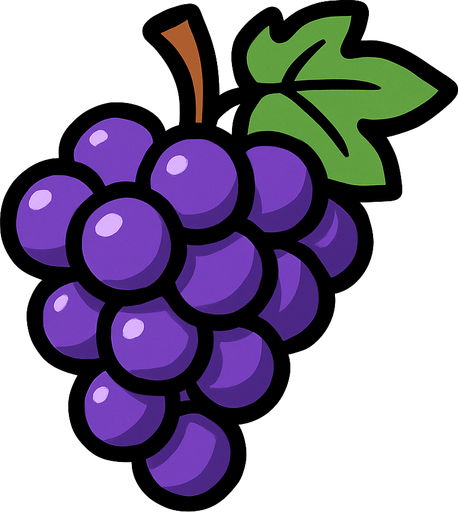 Üzüm.
In-Game asset.  2d.  High contrast.  No shadows