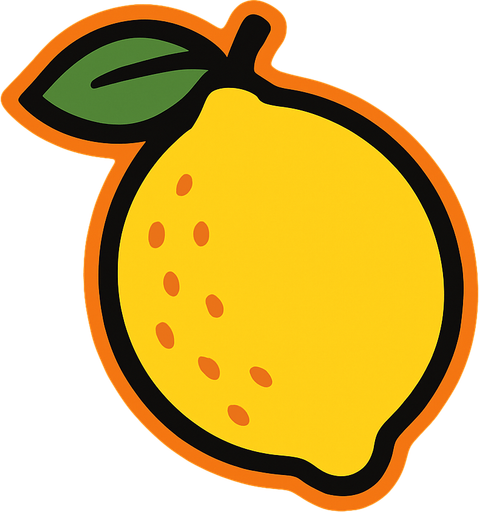 lemon.
In-Game asset.  2d.  High contrast.  No shadows
