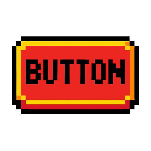haz un boton tipo pixel.
In-Game asset.  2d.  High contrast.  No shadows