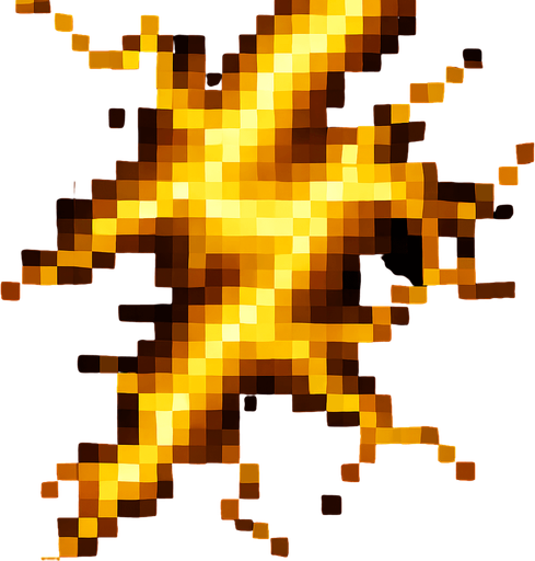 Hazme el rayo de color amarillo