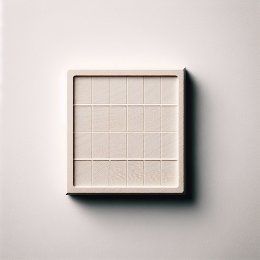 A blank scrabble tile, direct top down view..
Single Game Texture. In-Game asset. 2d. Blank background. High contrast. No shadows.