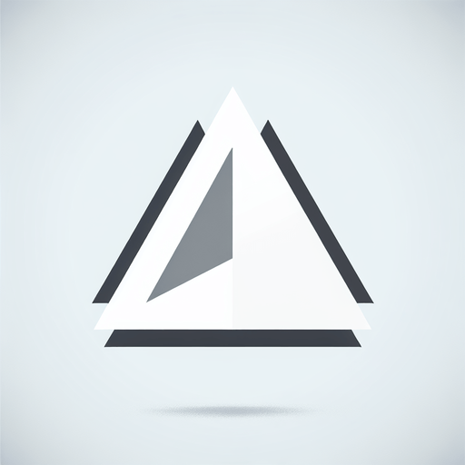 A white triangle. vector art. gui element..
Single Game Texture. In-Game asset. 2d. Blank background. High contrast. No shadows.