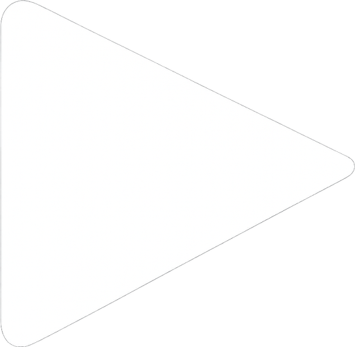white play button solid white color. No background. Transparent background. Blank background. No shadows. 2d. In-Game asset. flat