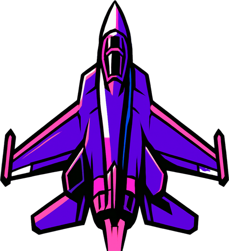 picture of a fighter jet with the nose of the plane pointing upwards.
In-Game asset.  2d.  High contrast.  No shadows