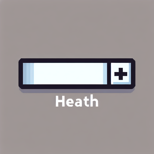 Create a plain empty health bar
Single Game Texture. In-Game asset. 2d. Blank background. High contrast. No shadows.