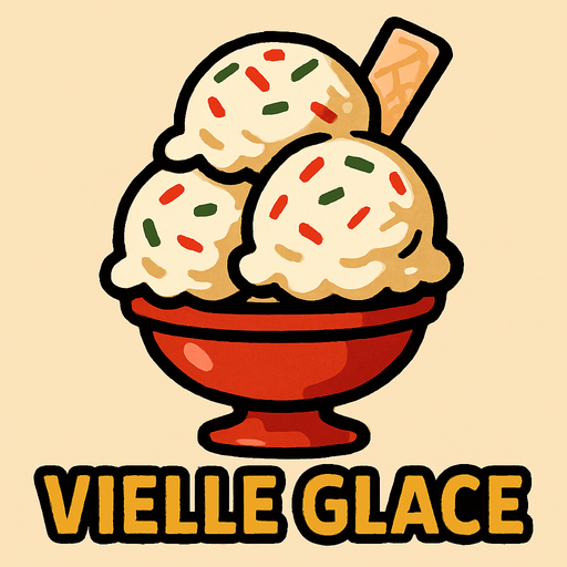 Vielle glace (dessert).
In-Game asset.  2d.  High contrast.  No shadows