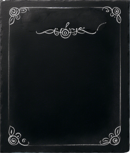 Text "POTION" handwritten in chalk