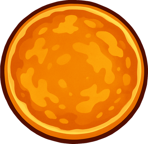 Golden pancake transparent transparent 2d 2d 2d 2d 2d 2d 2d topdown view topdown view topdown view.
In-Game asset.  2d.  High contrast.  No shadows