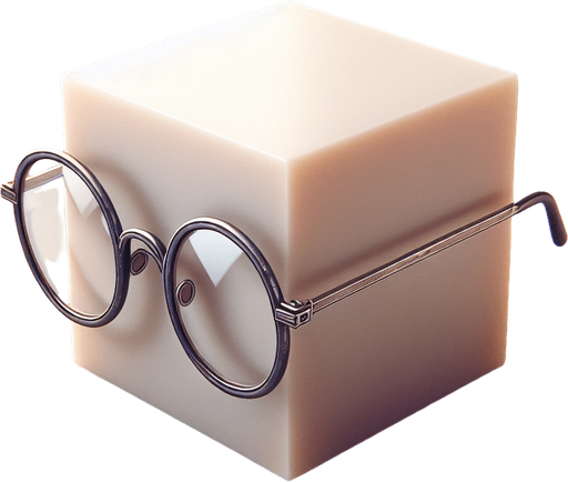 Ха-ха-ха.
Куб с очками