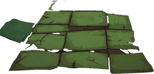 dungeon floor with cracks in the floor. Small grass scattered on the floor. .  No shadows. 2d. In-Game asset. flat