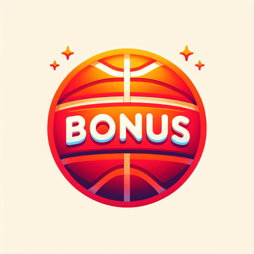 Single Game Texture. In-Game asset. 2d. flat graphic orange red. Basketball saying "bonus" white font.
Single Game Texture. In-Game asset. 2d. Blank background. High contrast. No shadows.
