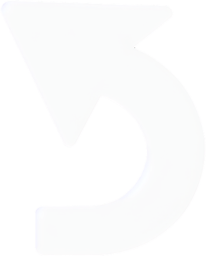 Arrow "backwards" or "undo".  White arrow, no background, 2d,.
Single Game Texture. In-Game asset. 2d. Blank background. High contrast. No shadows.