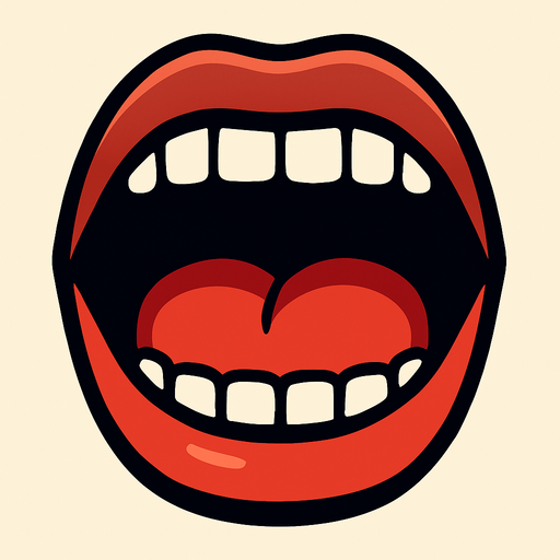 Agız.
In-Game asset.  2d.  High contrast.  No shadows