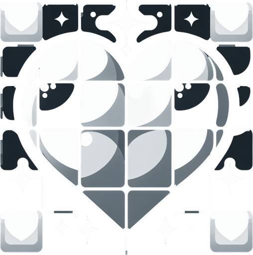 heart.
Single Game Texture. In-Game asset. 2d. Blank background. High contrast. No shadows.