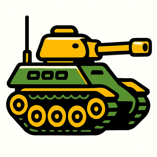Tank.
In-Game asset.  2d.  High contrast.  No shadows