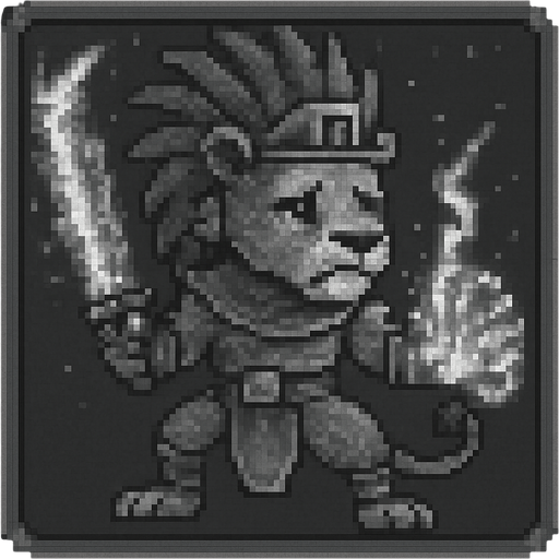 POnlo trizte el perosnaje y gris el boton