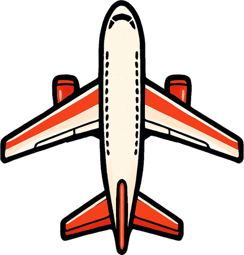Make a bird's eye view airplane..
In-Game asset.  2d.  High contrast.  No shadows