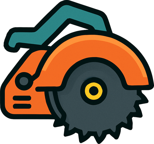 Saw cutting tool.
In-Game asset.  2d.  High contrast.  No shadows