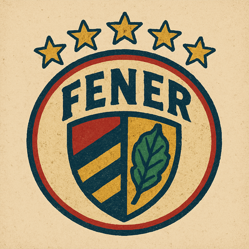 Fenerbahçe logosuna benzer bir logo oluştur ama telif haklarından logonun aynısı olmasın Logoda Fenerbahçe değilde Fener yazsın sadece . Bu logonun üstüne de 5 yıldız koy . retro temada olsun !.
In-Game asset.  2d.  High contrast.  No shadows