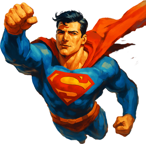 flying superman