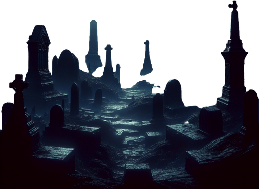 old dark cemetery, 4k, high quality, landscape, digital art.
Single Game Texture. In-Game asset. 2d. Blank background. High contrast. No shadows.