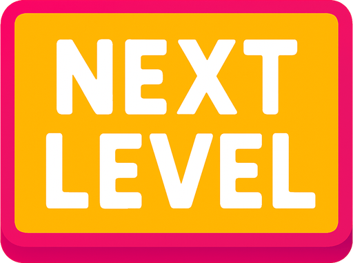 next level button.
In-Game asset.  2d.  High contrast.  No shadows