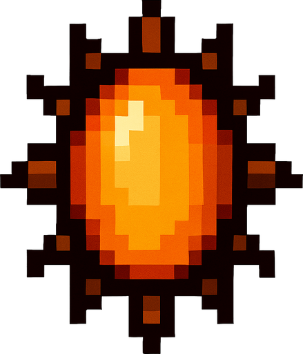 Pixelart spike ellipse enemy bullet.
In-Game asset.  2d.  High contrast.  No shadows. No fire effect.