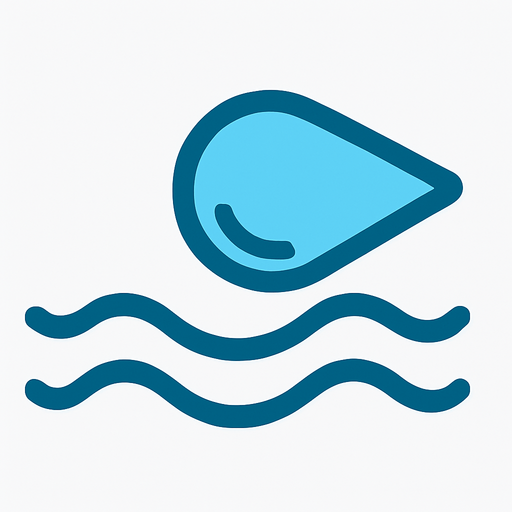 waterdrop sideways