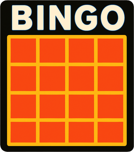 Streakbackground bingo.
In-Game asset.  2d.  High contrast.  No shadows