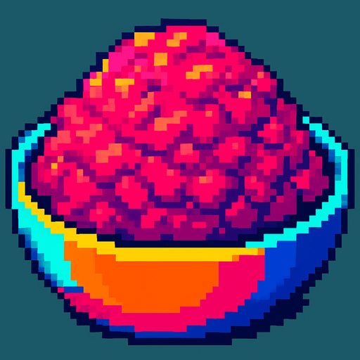 A ball of ground fish in a bowl.