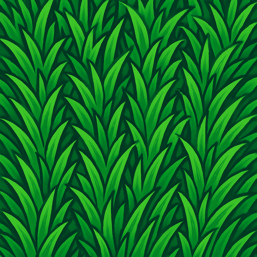 bird's eye view of grass.
In-Game asset.  2d.  High contrast.  No shadows
