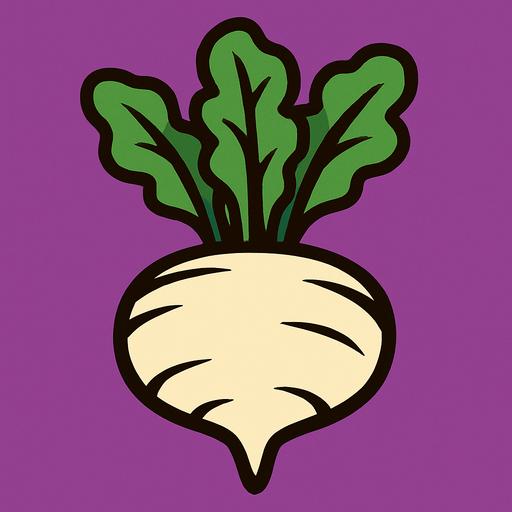 Navet.
In-Game asset.  2d.  High contrast.  No shadows