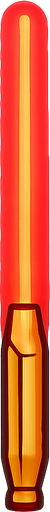 laser projectile. No background. Transparent background. Blank background. No shadows. 2d. In-Game asset. flat