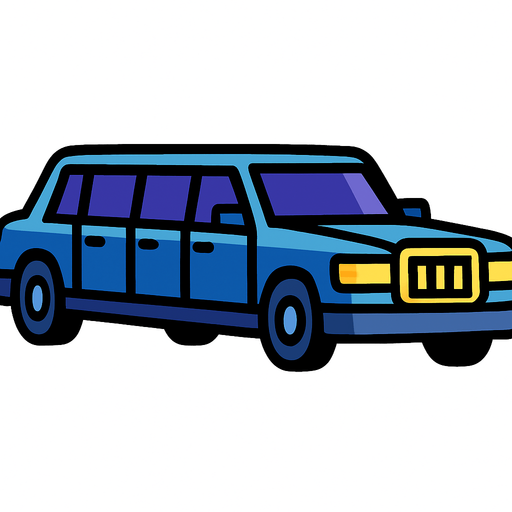 limuzin.
In-Game asset.  2d.  High contrast.  No shadows