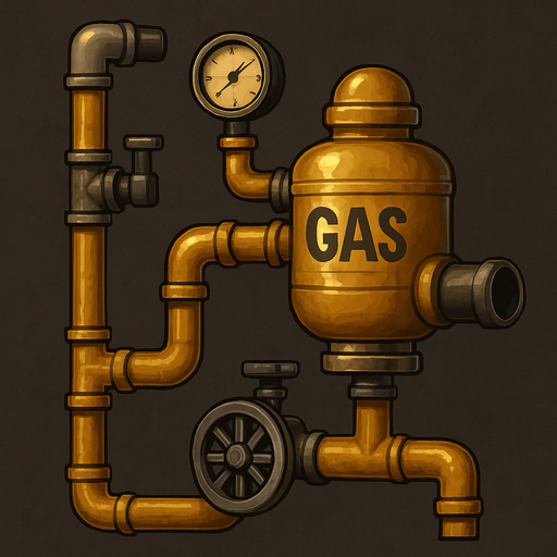 outgoing gas infrastructure system.
In-Game asset