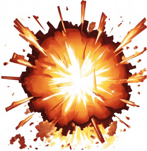 Remove the bottom part that is not coming from the center explosion