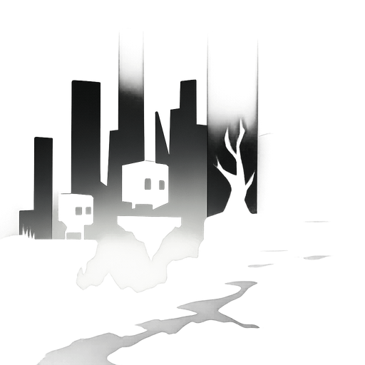 background image for sqube darkness game.
In-Game asset.  2d.  High contrast.  No shadows