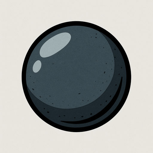 gülle.
In-Game asset.  2d.  High contrast.  No shadows