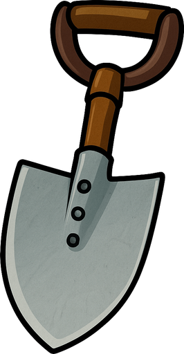 Shovel de plantas vs zombies.
In-Game asset.  2d.  No shadows