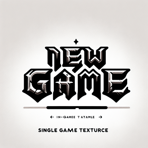 Надпись New Game в кузнечном и фентезийном стиле.
Single Game Texture. In-Game asset. 2d. Blank background. High contrast. No shadows.