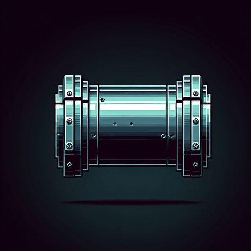 a pipe like in Mario game..
Flat 2d. lateral section. modern video game style.  black background